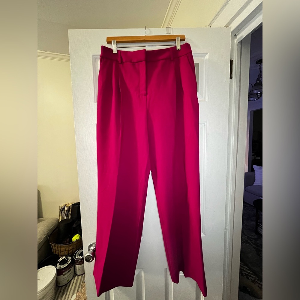 NWOT: Christian Lacroix wide leg trousers, women’s size 10, high waist